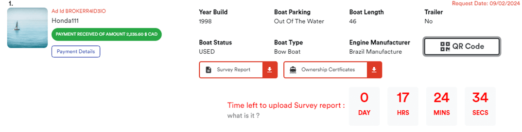 Submit the Survey report on time
