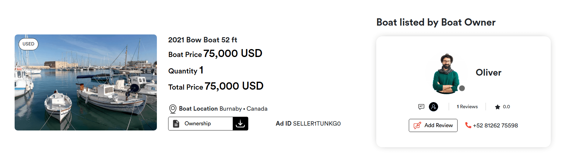 List all your boat models, sell them in bulk or in single item, assign your dealership in different countries and manage your boats inventory.